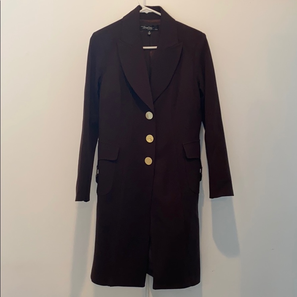 Brown Blazer Suit Jacket